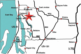 Central Lake Map